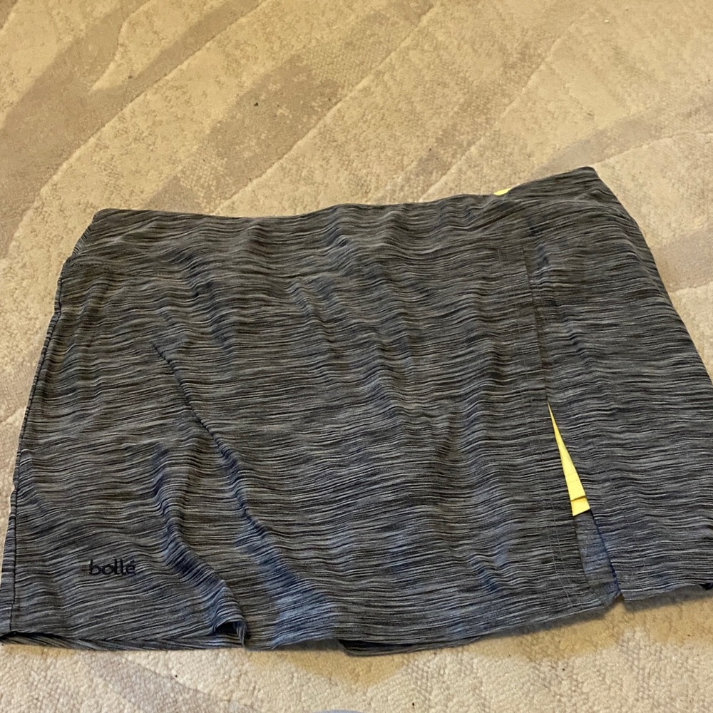 Bolle Gray Skort with Yellow Detail
